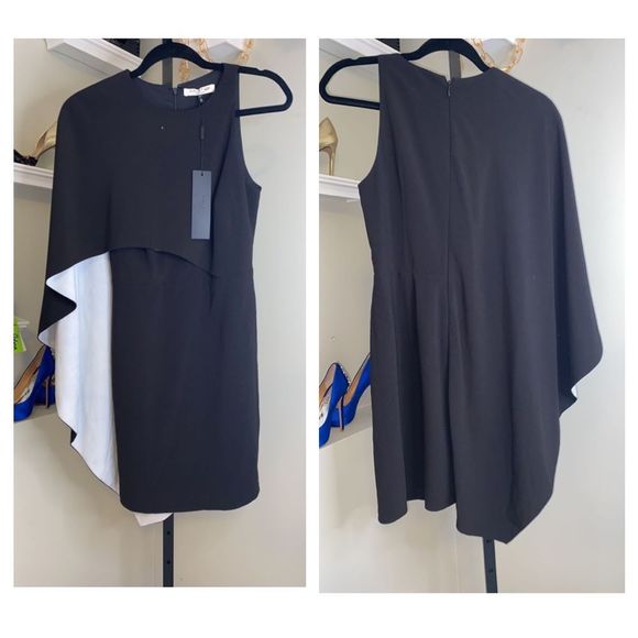 Halston Heritage one shoulder dress - Picture 1 of 10